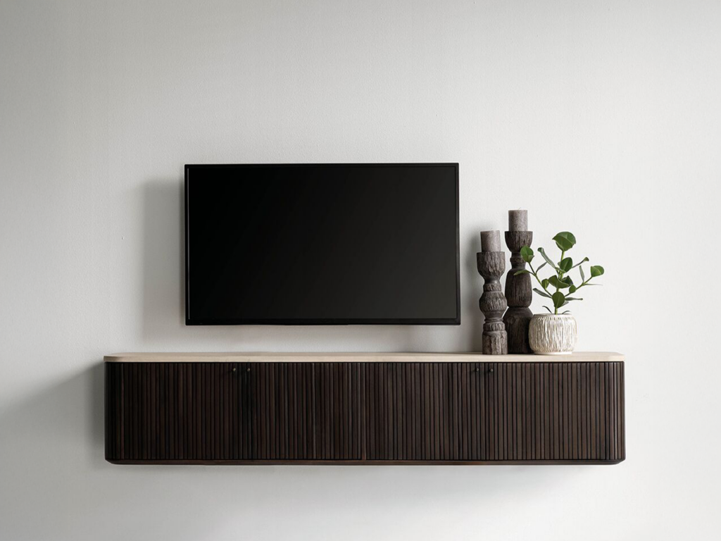TV-meubel Maroon - 180x35x37cm - hangend