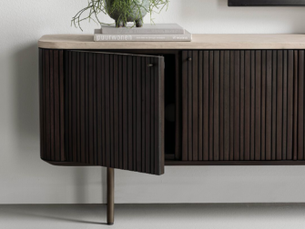 TV-meubel Maroon - 220x35x55cm - stalen onderstel TV-meubel Maroon - 220x35x55cm - stalen onderstel