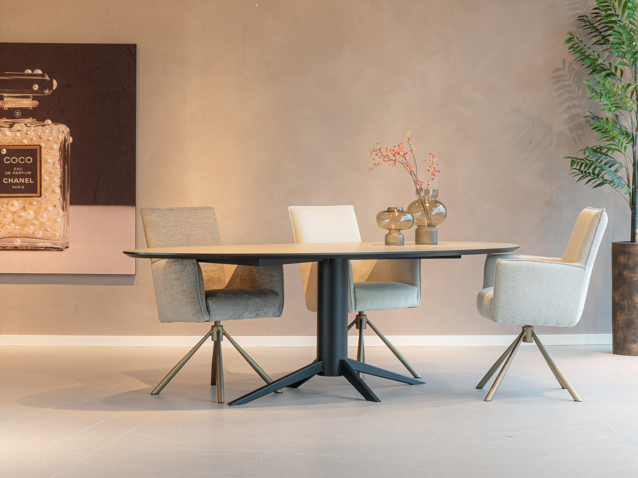 eettafel 6 personen HPL