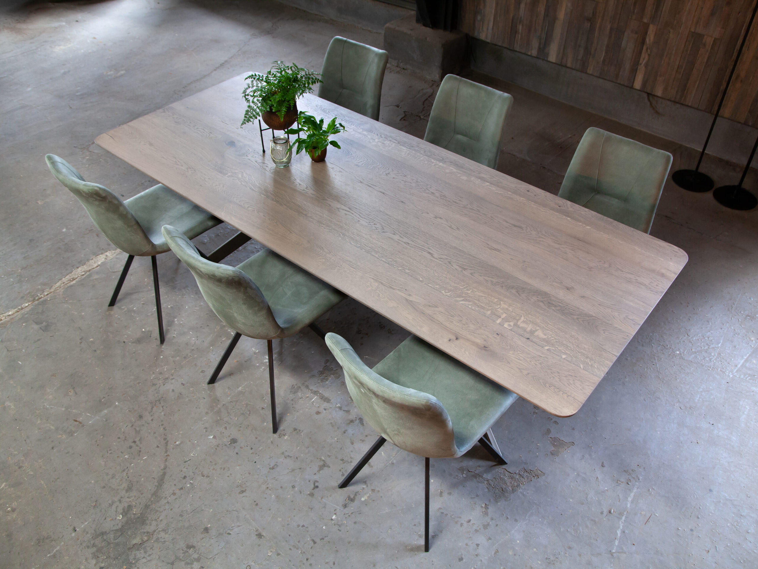 eetkamertafels met houten blad