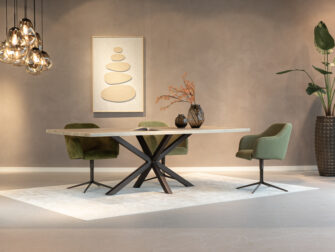 eet tafel massief eiken