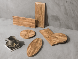 teak houten tafel in alle vormen