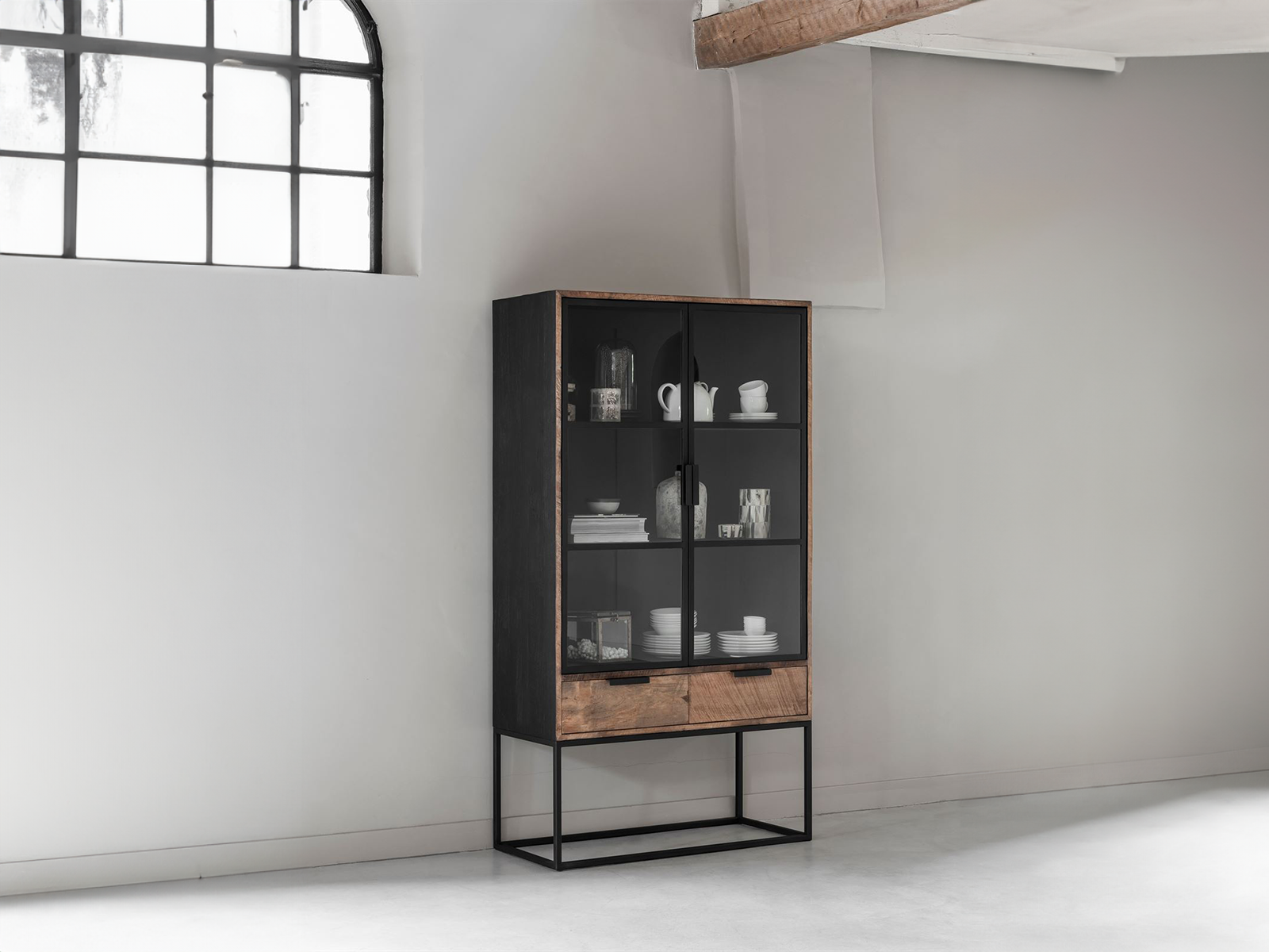 Vitrinekast Divino 100x40x180cm