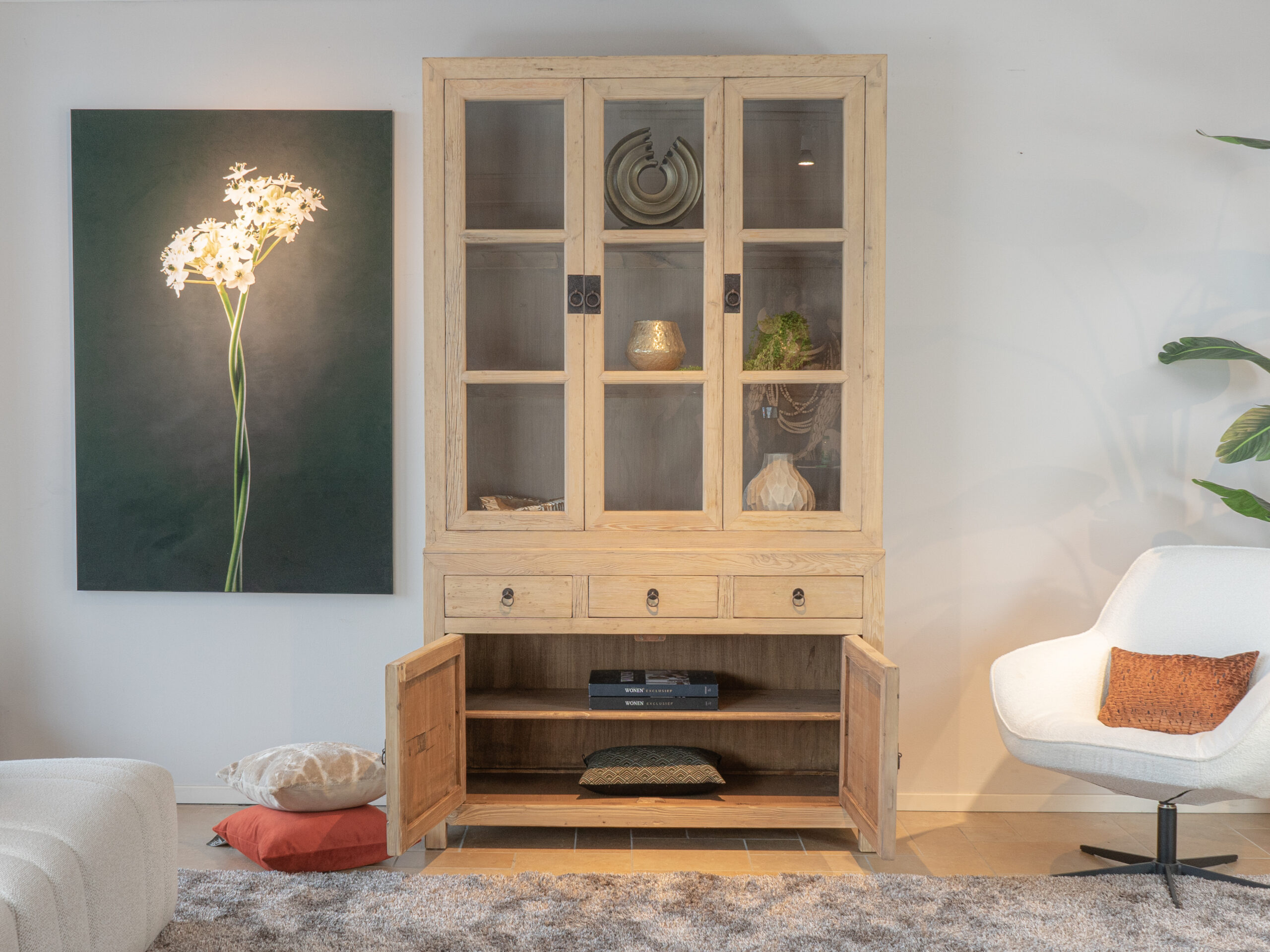 servieskasten oud hout