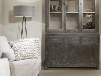 Vitrinekast Perpignan - 130x50x225cm