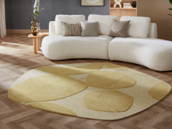 vloerkleed in bijzondere vorm