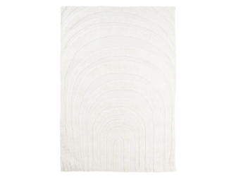karpet in het wit met patroon