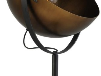 bronzen industriele lamp