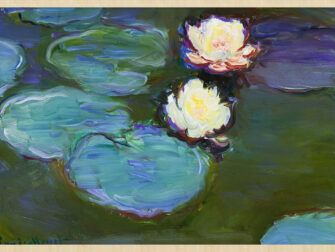 Monet Water Lilies painting