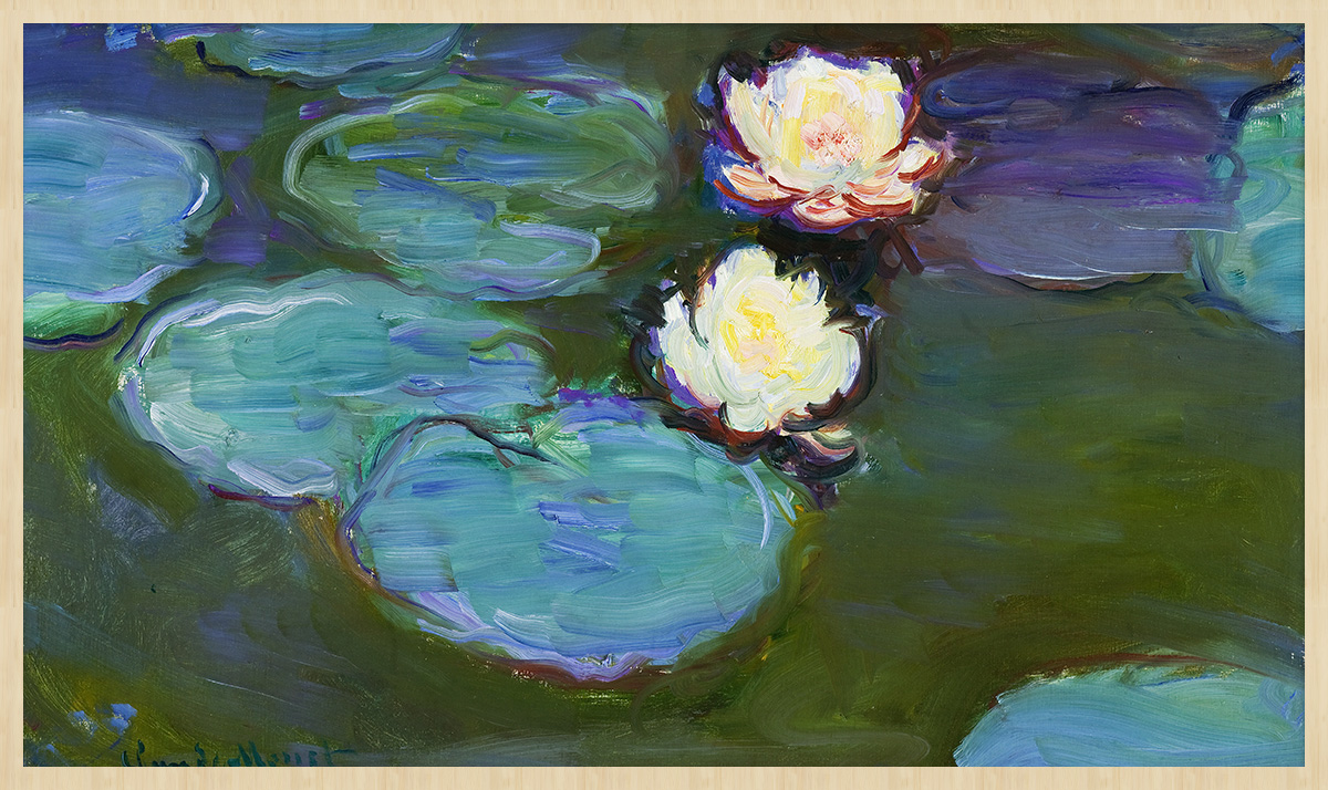 Monet Water Lilies painting